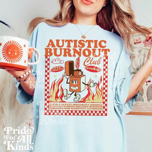 Autistic club T-shirt Sweatshirt Hoodie neurospicy | audhd | overstimulated | embrace neurodiversity | autism mom