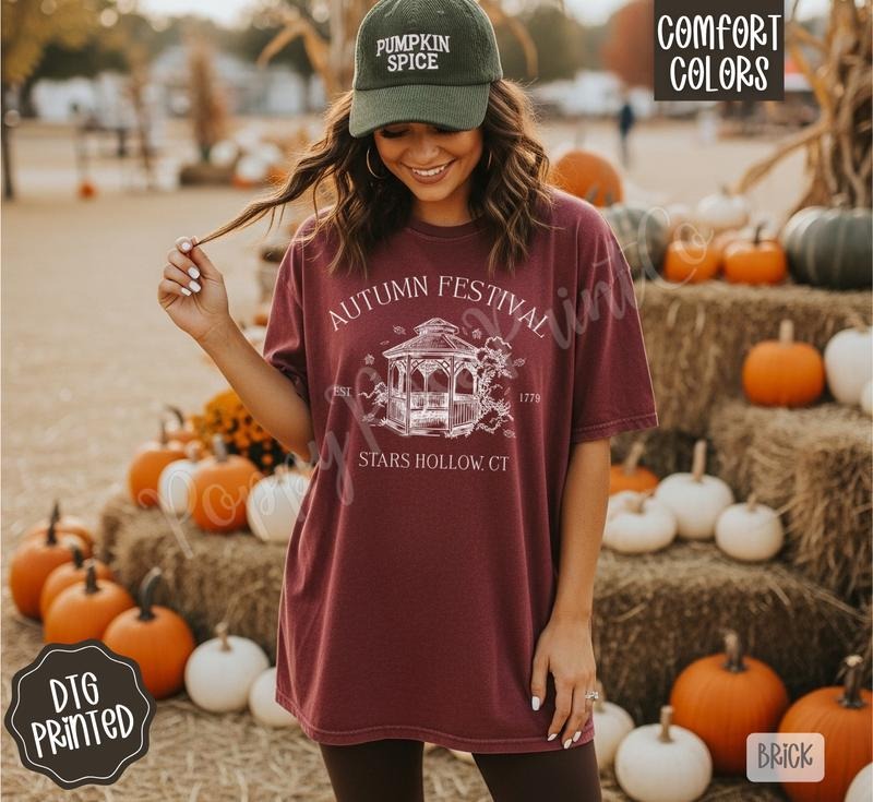 Autumn Festival Comfort Colors, Trendy Women's Fall Tshirt