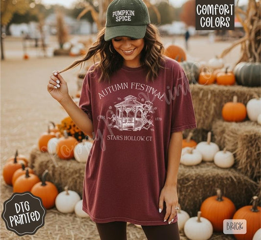 Autumn Festival Comfort Colors, Trendy Women's Fall Tshirt