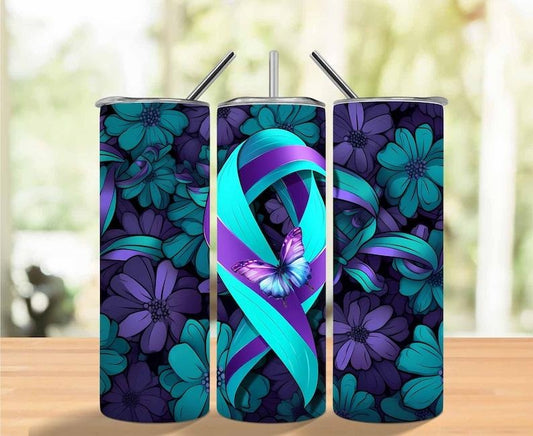 Awareness 20oz stainless steel tumbler