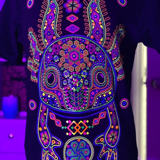 Axoloth  T-shirt Cotton Black Floral Tshirt