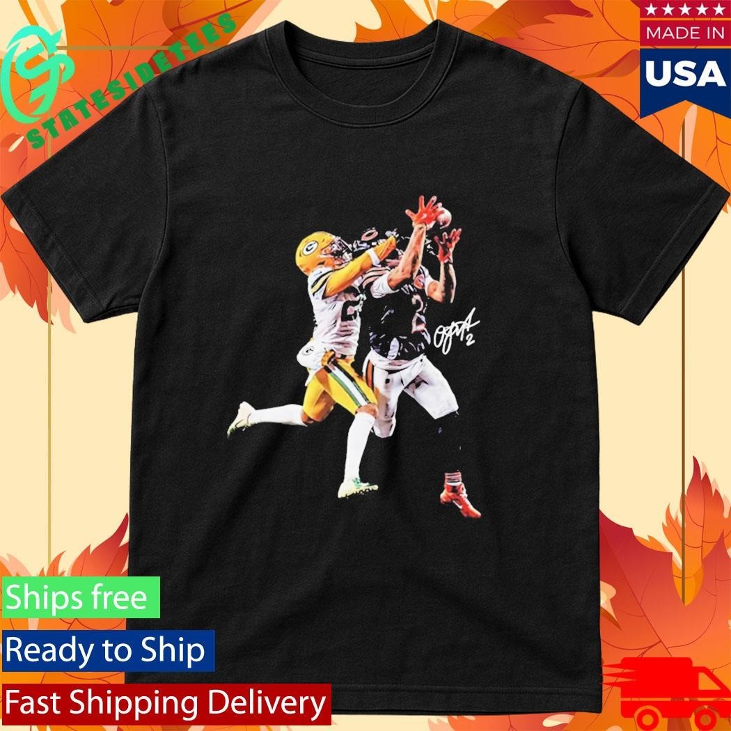 Ayo Dosunmu DJ Moore Game Winning TD Signature Shirt