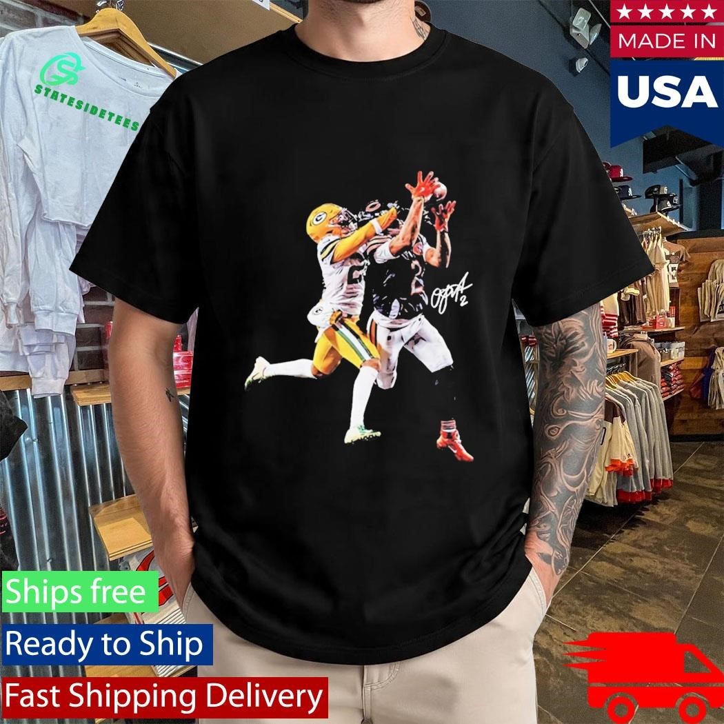 Ayo Dosunmu DJ Moore Game Winning TD Signature Shirt