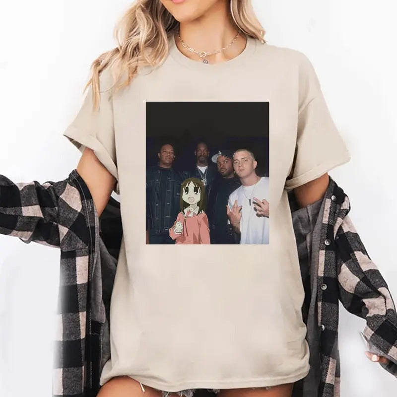 Ayumu's Gang Shirt, Anime Sweatshirt, Osaka Rappers Tee, Snoop Shady, Casual