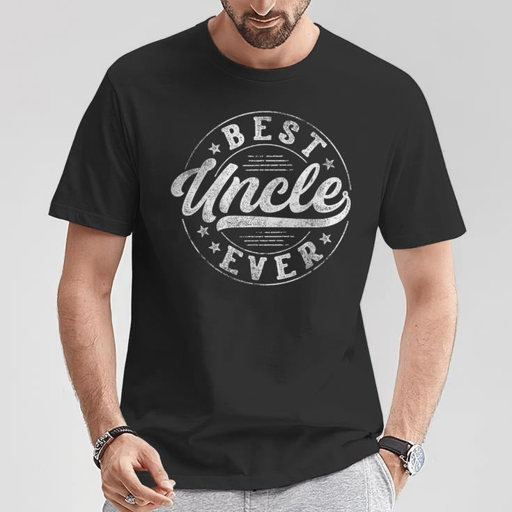 B*St Uncle Ever Shirt, Father's Day Gift, Uncle Vintage Emblem T Shirt, Gift For Uncle From Niece Nephew, Unisex Short...