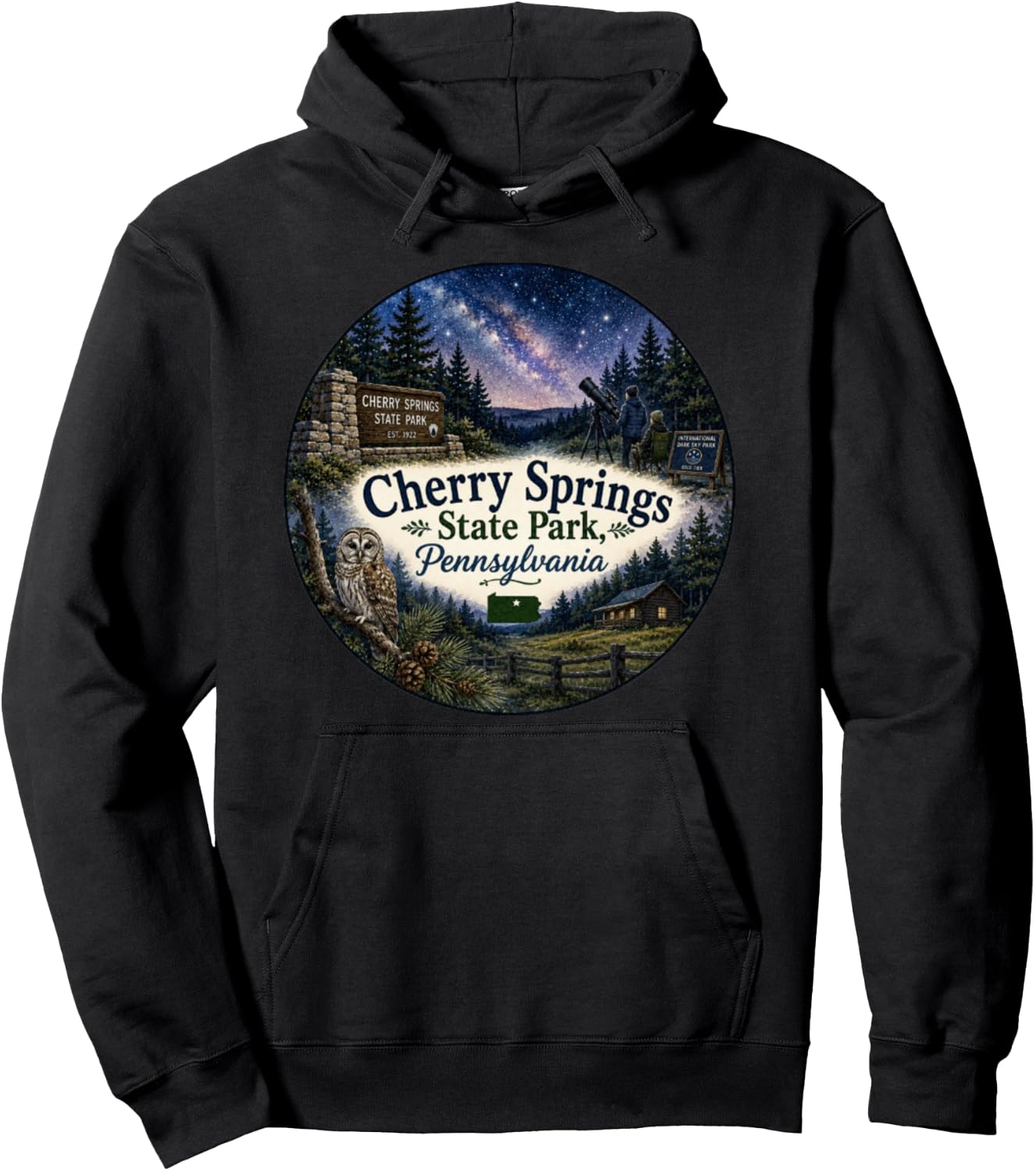 Cherry Springs State Park Pennsylvania, PA Pullover Hoodie