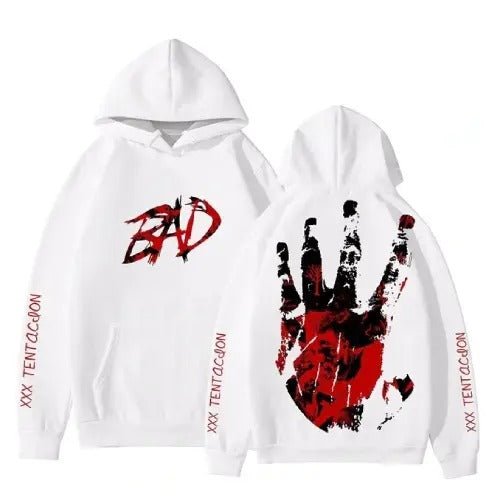 BAD Hoodie, XXXTentacion Hoodie For Men And Women, Unisex Hoodies, Streetwear Hoodie, Trending Hoodie, Gift For Him, Gift For Her, Gift For Fans