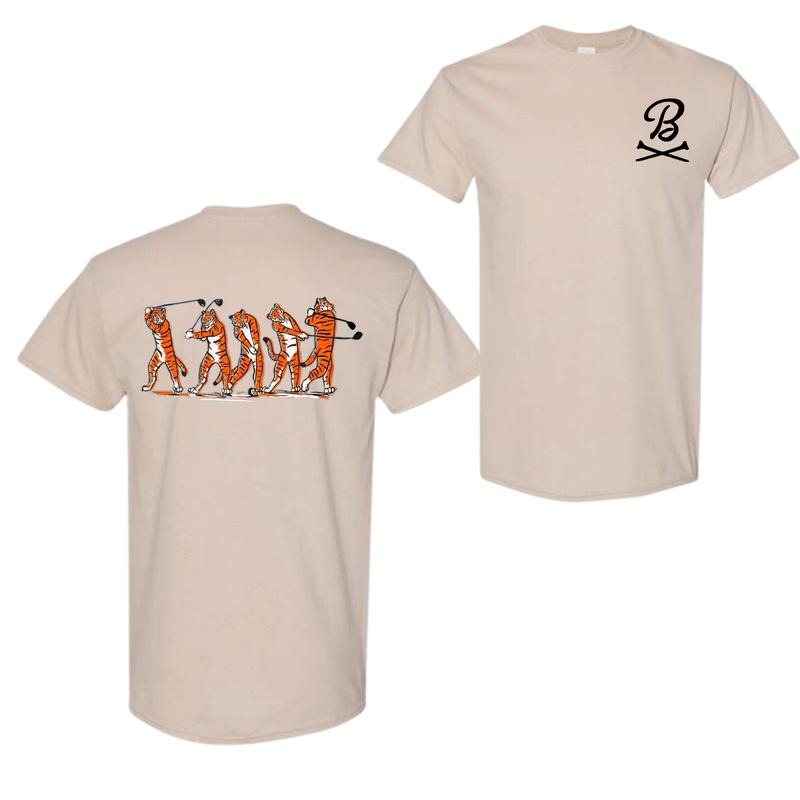 BARSTOOL GOLF TIGER SWING II TEE Free shipping Full Color, Full Size Classic Cotton Hoodie, Sweatshirt | DripVista.com