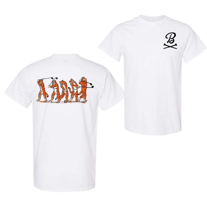 BARSTOOL GOLF TIGER SWING II TEE Free shipping Full Color, Full Size