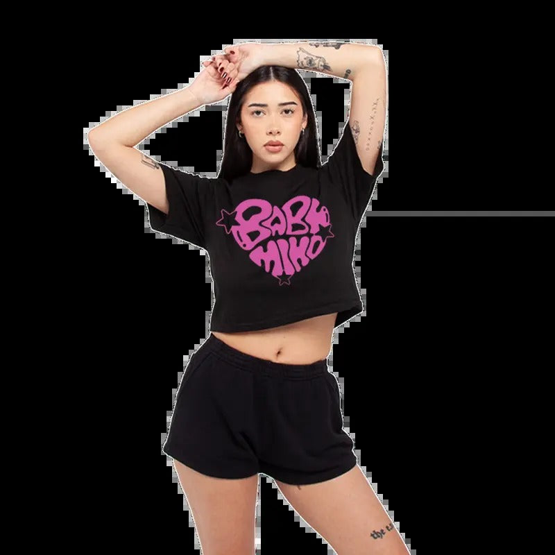 BB MIKO - CROP TOP Young M Shirt XOXO