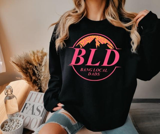 BLD womens Crew Neck Sweatshirt Casual Comfortable