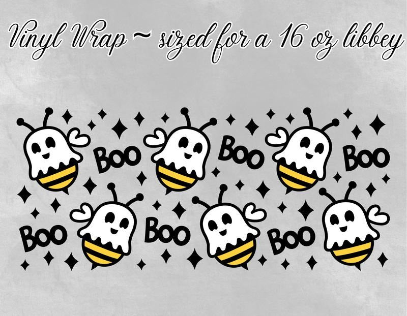 BOO BEES GHOST VINYL CUP WRAP T-Shirts, Hoodie, Sweatshirt | DripVista.com