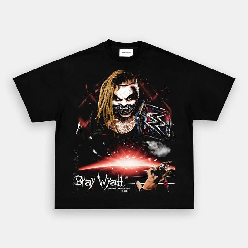 BRAY WYATT V2 TEE Wrestling Graphic Tee, Sports T-shirt, Athlete Shirt, Wrestling Gift, Fitness Tee Crewneck Clothing...