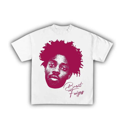 BRENT FAIYAZ T-SHIRT, Rap Tee Concert Hip Hop Shirt, Gift For Fans Cotton Menswear
