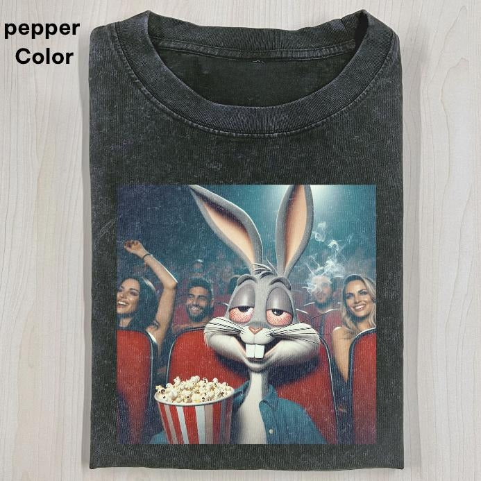 BUGS BUNNY T-SHIRT, High Hare Bugs Bunny Stoner T-Shirt, Funny Graphic T-shirt, Unisex Movie Shirt Menswear Womenswear...