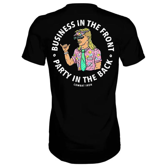 BUSINESS IN THE FRONT. PARTY IN THE BACK. PARTY | MEN'S T-SHIRT, HUMOR SHIRTS, FUNNY TEE SHIRT