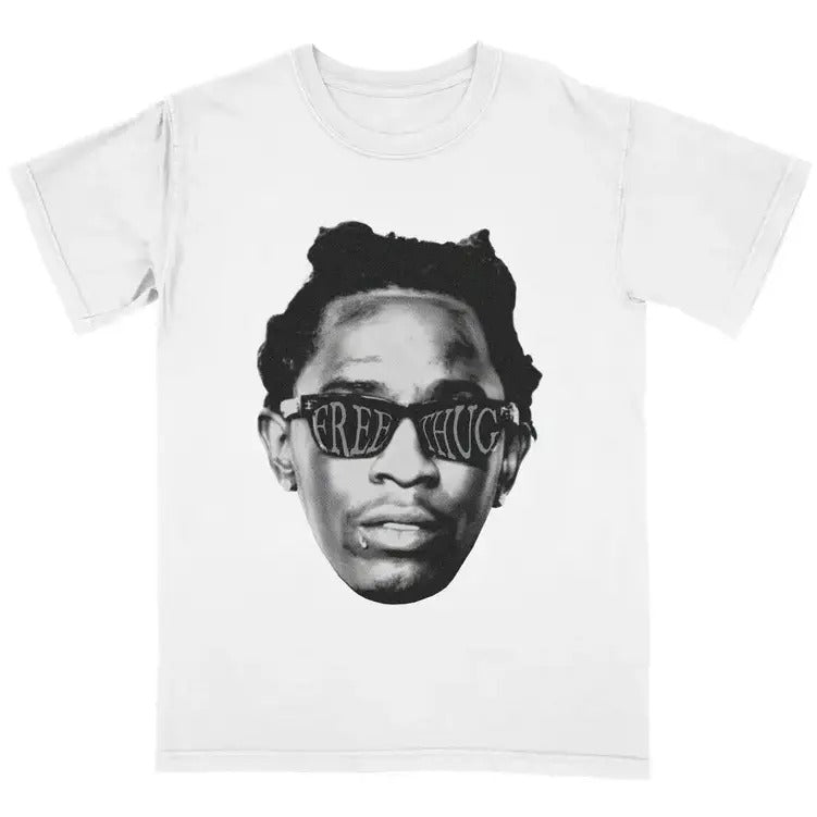BW Younggg Thuggg Graphic Tee Free Vintage Rap Shirt Hoodie, Sweatshirt | DripVista.com