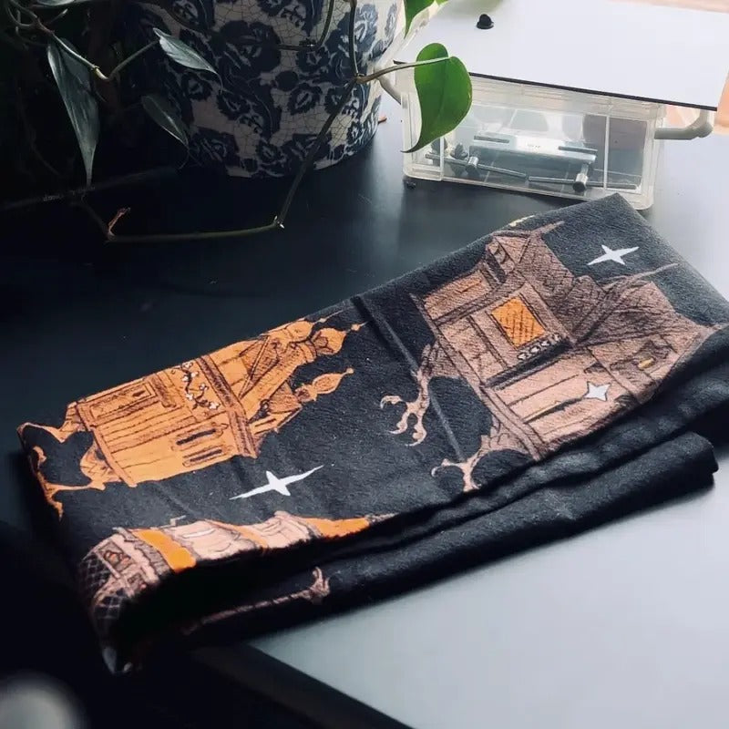 Baba Yaga Houses Cotton Tea Towel T-Shirts, Hoodie, Sweatshirt | DripVista.com