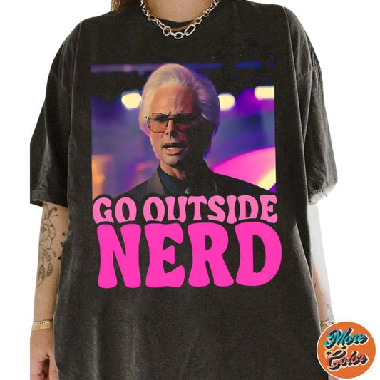 Baby Billy Go Outside Nerd Meme Shirts, Cotton Unisex T-Shirt, Crew Neck, Size S- 3XL, Menswear Top, Womenswear Top Underwear Streetwear