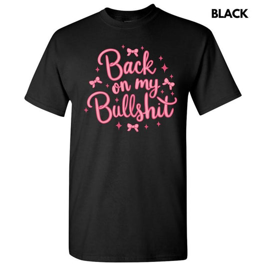 Back On My BS Coquette Gildan Short Sleeve T-Shirt 'NLB'