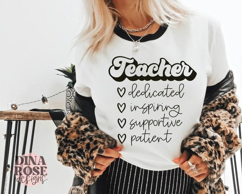 Back To School Teacher Shirt, Teacher Appreciation Shirt, Teacher Shirt Shirt, Teacher Affirmations Shirt, Teacher Quotes Shirt Shirt Cut File For Cricut
