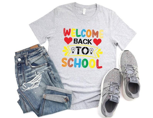 Back To School Teacher T Shirt Sweater Hoodie, Welcome Back To School Shirt, First Day Of School, Back To School, Kindergarten Teacher Shirt, Teacher Appreciation Gift