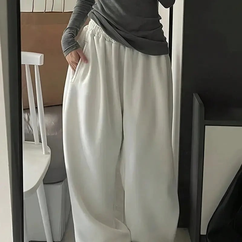 Back To School Wide Leg Sweatpants High Waisted Jogger Pants with Pockets T-Shirts, Hoodie, Sweatshirt | DripVista.com