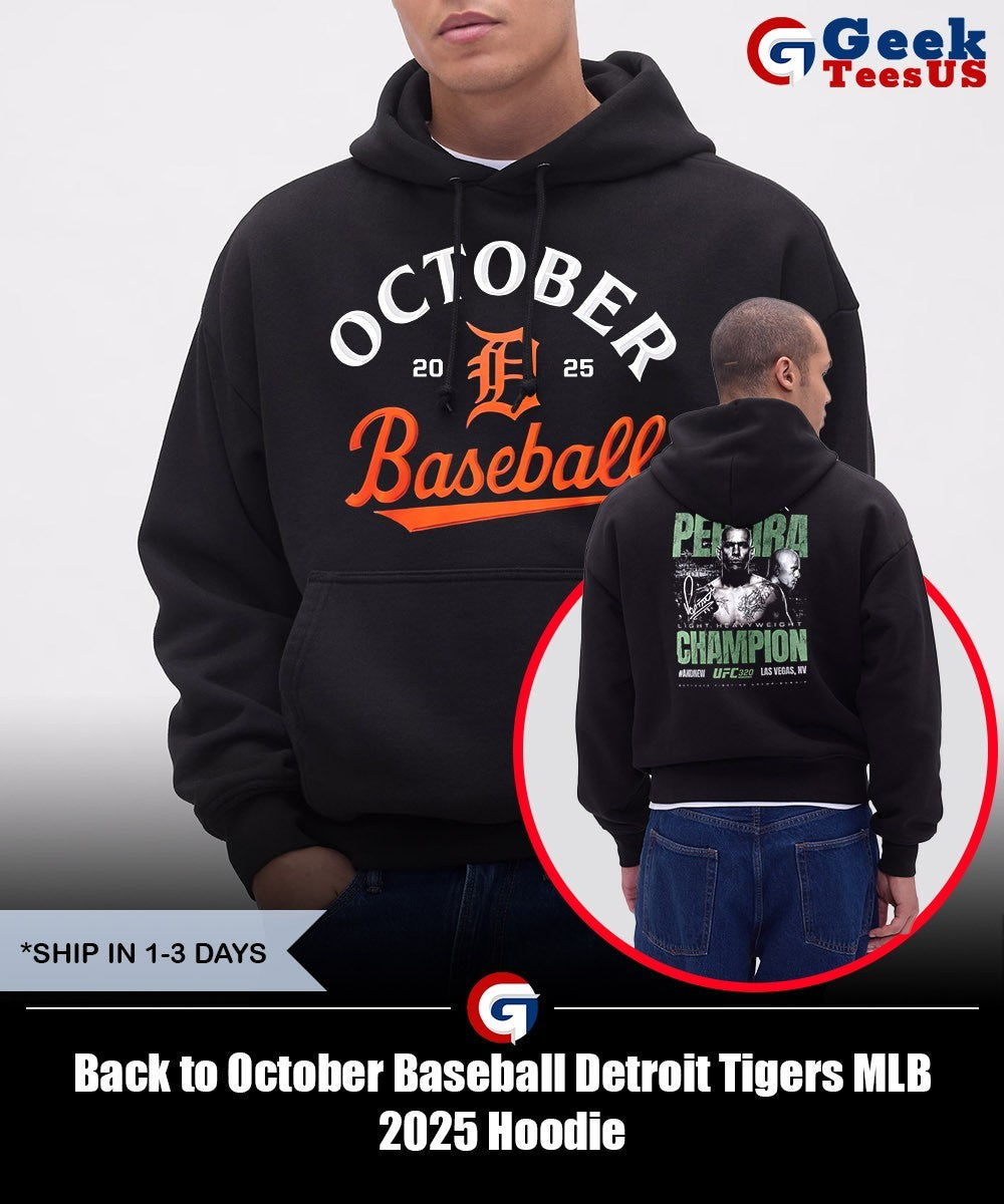 Back to October Baseball Detroit Tigers MLB 2025 shirt