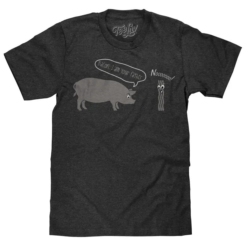 Bacon's Father T-Shirt - Gray