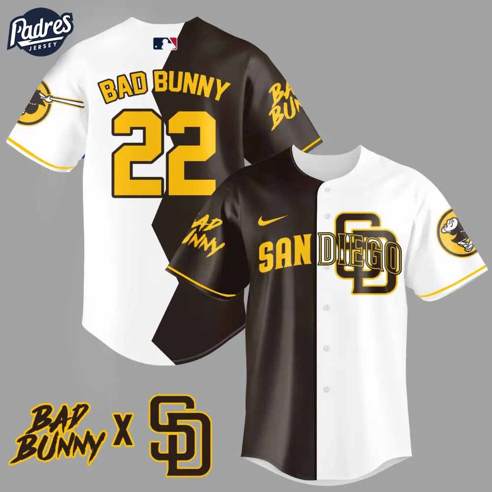 Bad Bunny San Diego Padres Baseball Jersey - Padres Jersey Oasis: Elevate Your Baseball Style Game
