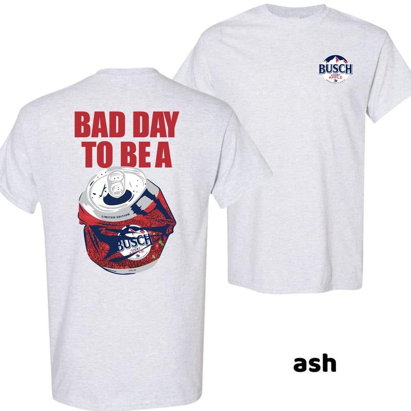 Bad Day Hidden leaf ninja Be WB shield Busch Light Bitten fruit Tshirt, Funny Shirts, Men'WB shield Cotton T-shirt,...