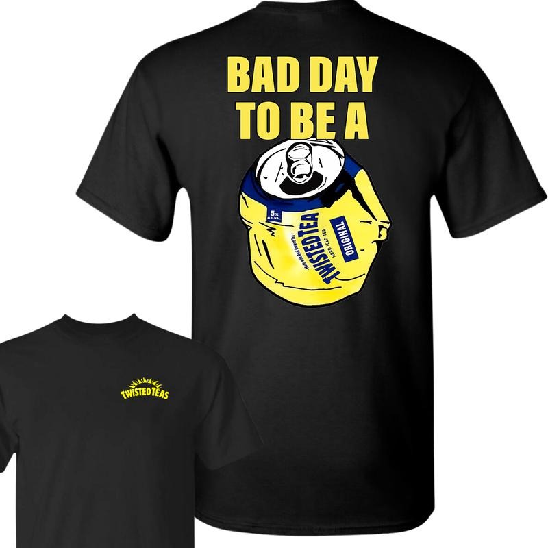 Bad Day Hidden leaf ninja Be WB shield Twisted Tea 2 Sides T-Shirt, Summer T-Shirt, Unisex T-Shirt, For Men, For Women...