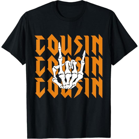 Bad Two Cousin To The Bone Birthday 2 Years Old Funny T-Shirt made in usa