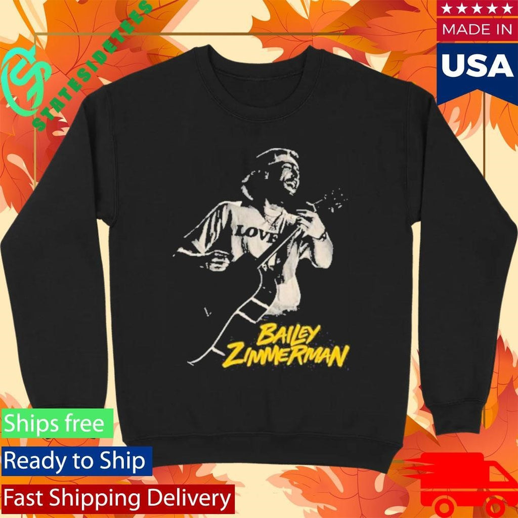 Bailey Zimmerman Different Night Same Rodeo Photo 2026 Tour Shirt