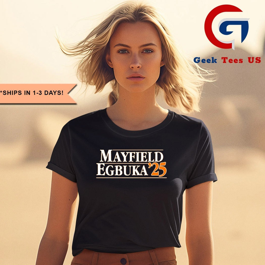 Baker Mayfield and Emeka Egbuka Mayfield-Egbuka ’25 Tampa Bay Buccaneers shirt