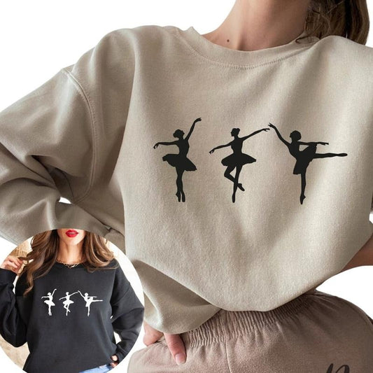 Ballet Sweatshirt, Gift For Dancer, Ballet Dance Sweatshirt for Women