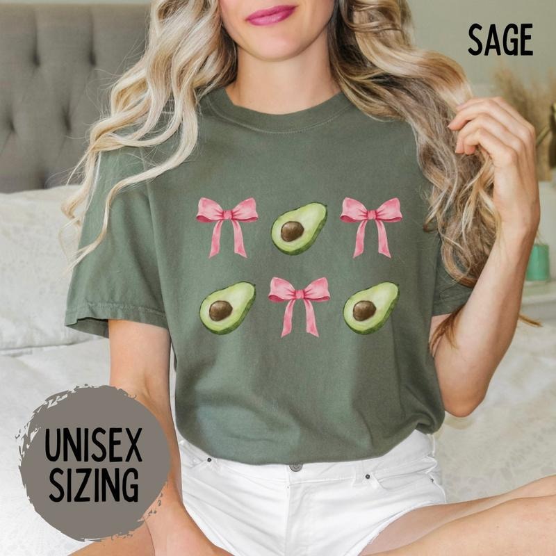 Balletcore Shirt Shirts Balletcore Avocado Tshirt Gift For Avocado Lover Soft Girl Era Balletcore Aesthetic