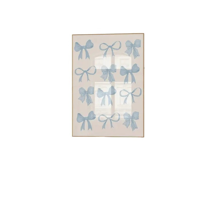 Balletcore Wall Art, Coquette Room Decor, Watercolor Bow Print, Pastel Goth Art Print, Aesthetic Wall Decor Poster Prints...