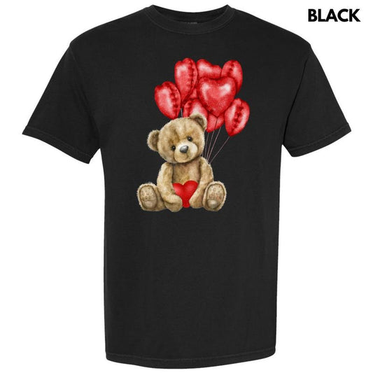 Balloon Valentine Bear Comfort Colors T-Shirt 'NLB'
