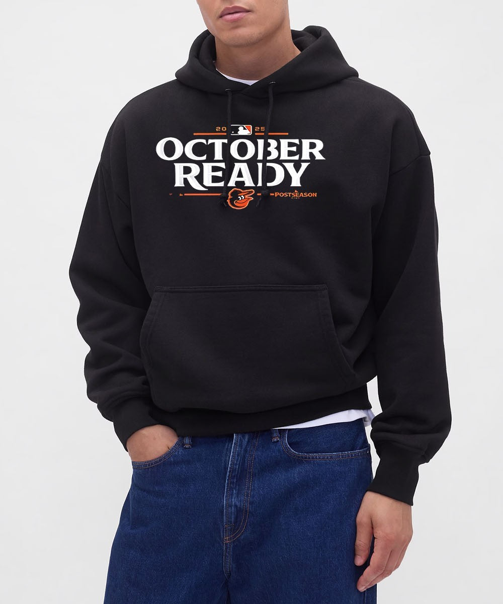 Baltimore Orioles 2025 October Ready MLB Postseason logo shirt
