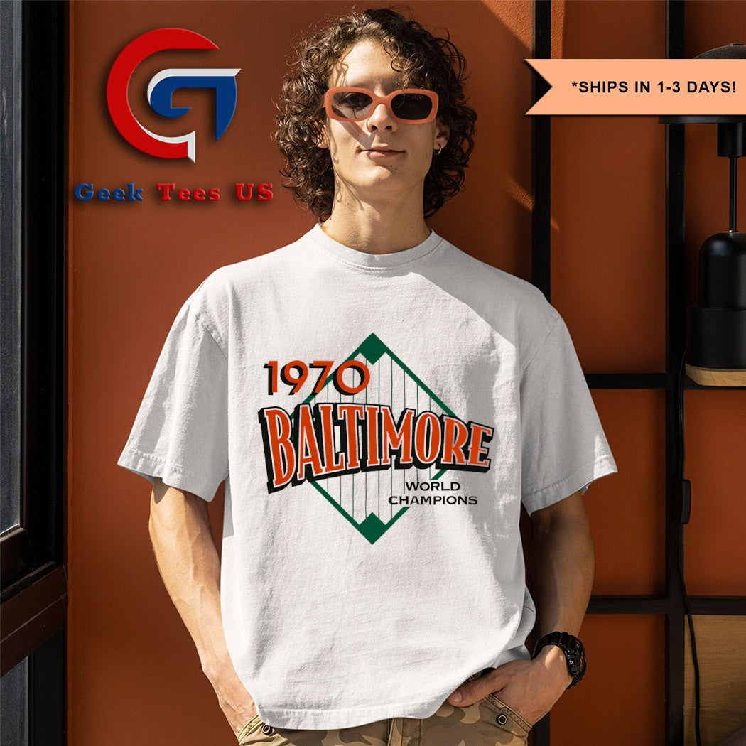 Baltimore Orioles baseball World Champions 1970 shirt