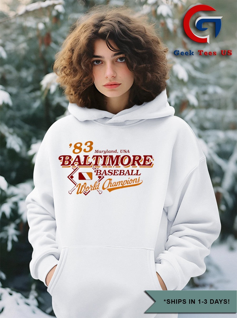Baltimore Orioles baseball World Champions ’83 shirt