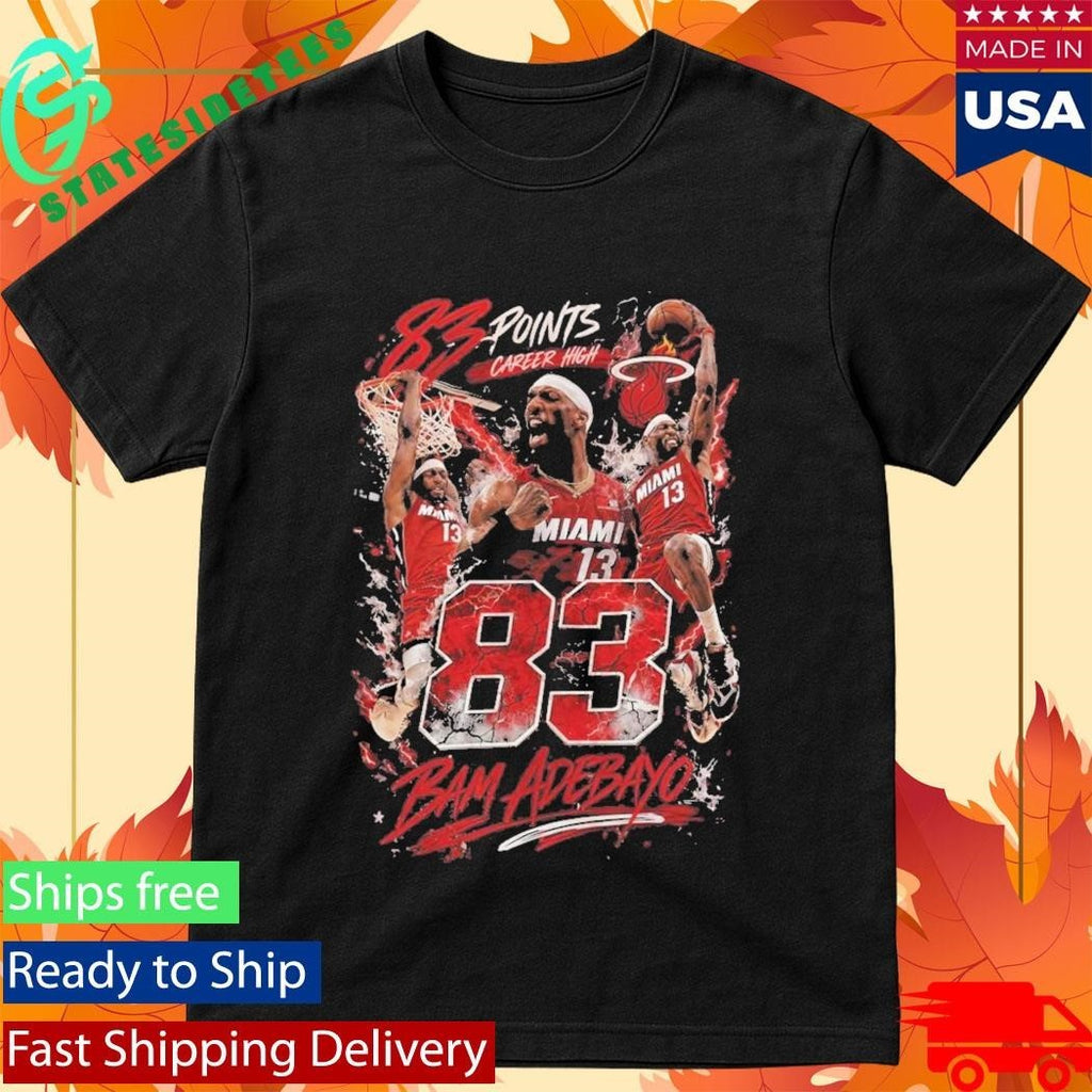 Bam Adebayo 83 Points Career High Shirt