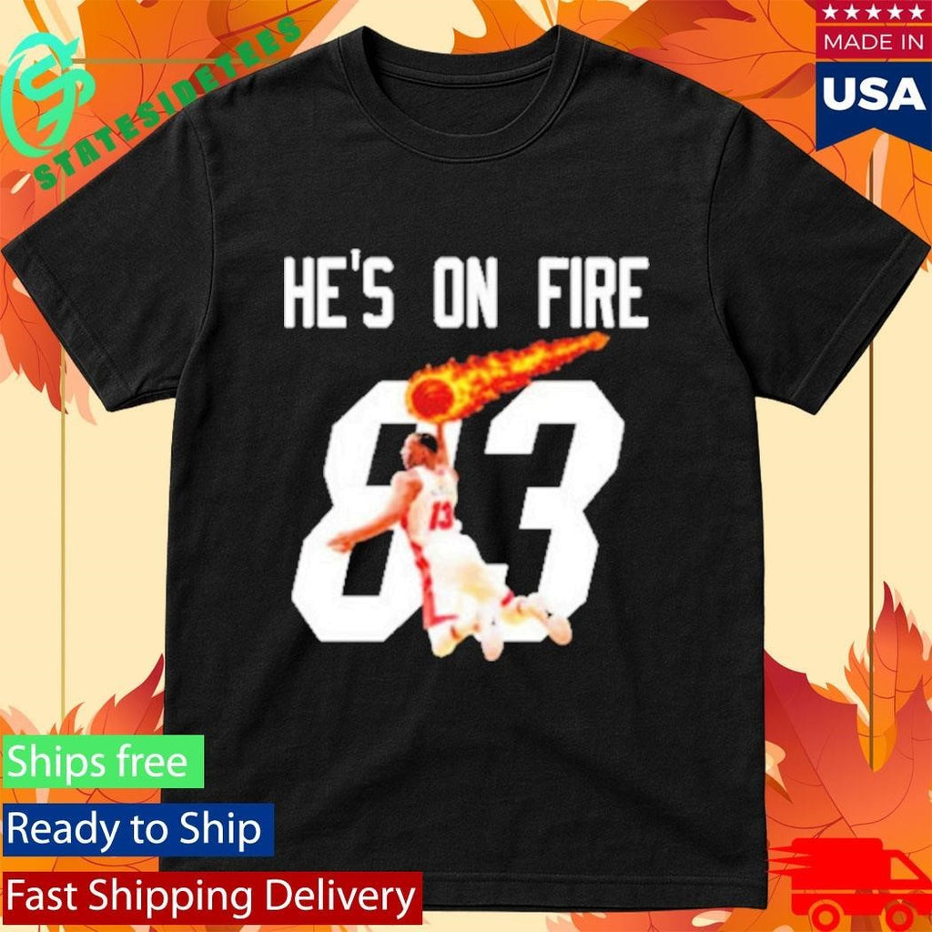 Bam Adebayo 83 Points He’s On Fire Shirt