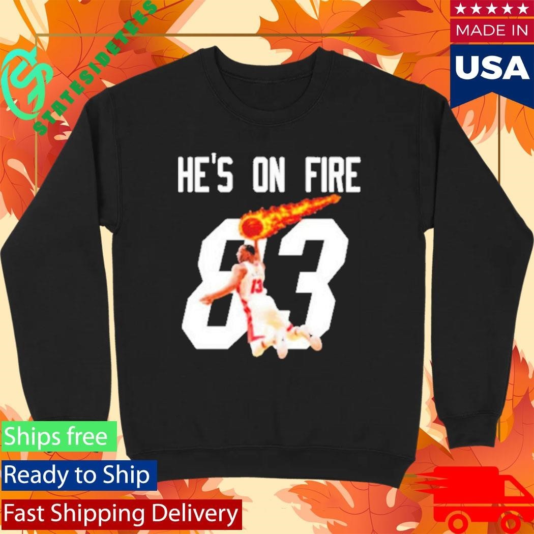 Bam Adebayo 83 Points He’s On Fire Shirt