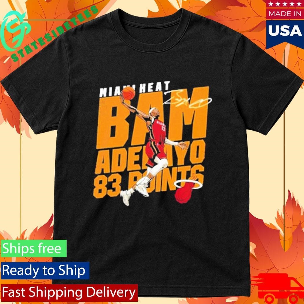 Bam Adebayo Miami Heat Adebayo 83 Points Shirt