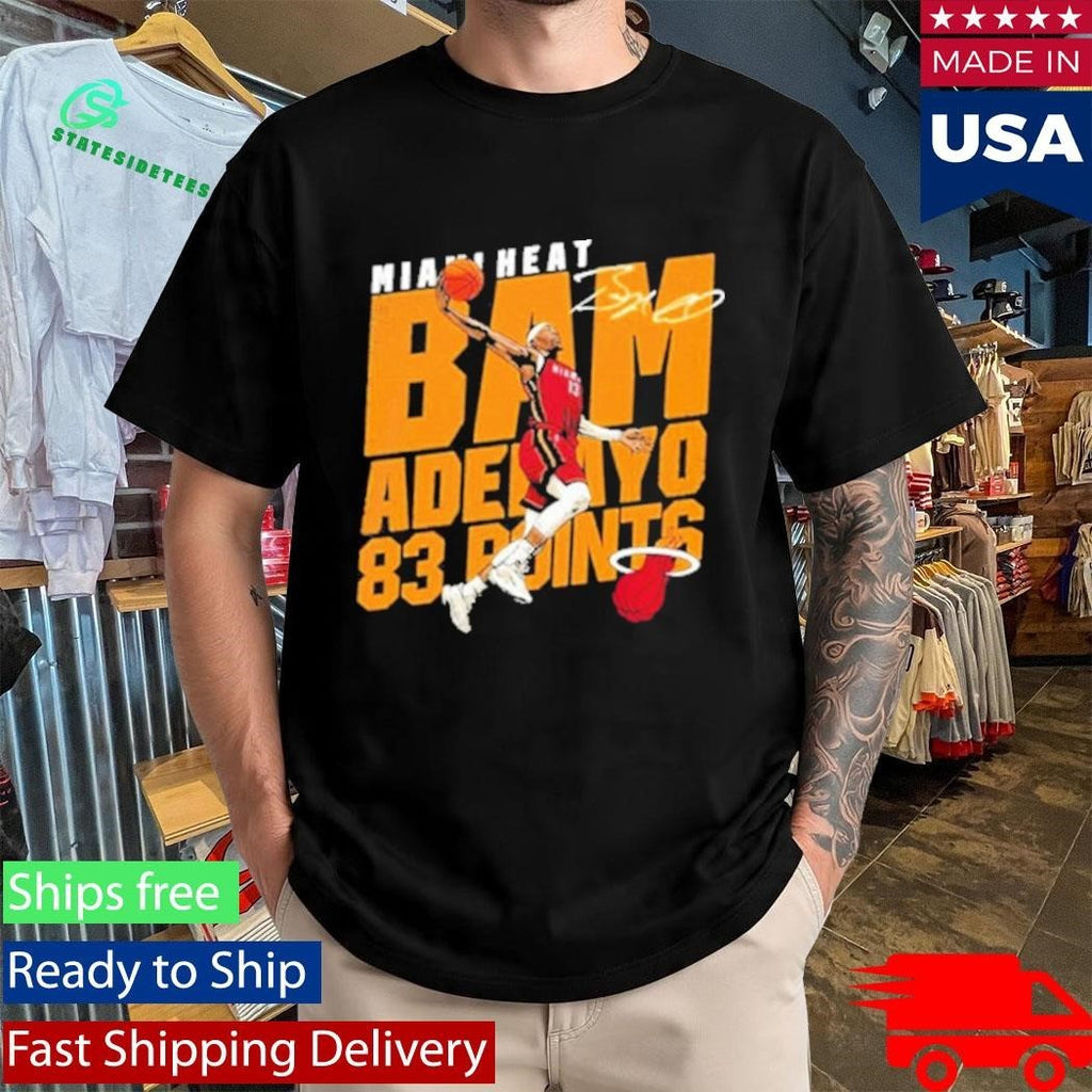 Bam Adebayo Miami Heat Adebayo 83 Points Shirt