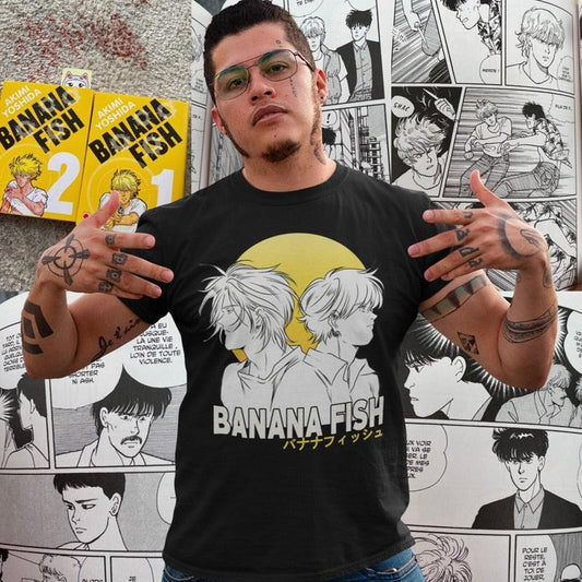 Banana Fish,Eiji Okumura,Ash Lynx,Unisex T-Shirt S-4XL,lynx shirt,okumura shirt