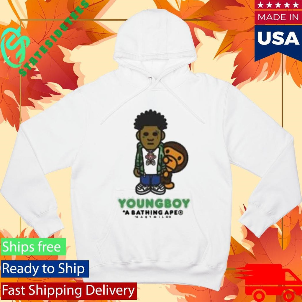 Bape X Youngboy Never Broke Again Milo Shirt