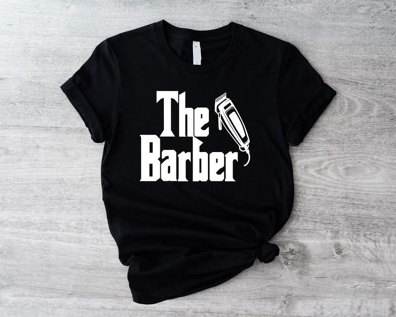 Barber T-shirt, Hairstylist Tee, Barber Haircuts Shirt Gift, Matching Beauty Salon Stuff Tee, Funny Hairdresser Short Sleeve, New Barber Shop Present Tee.